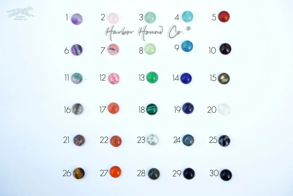 1.5" LETO Gemstone Buckle Collar