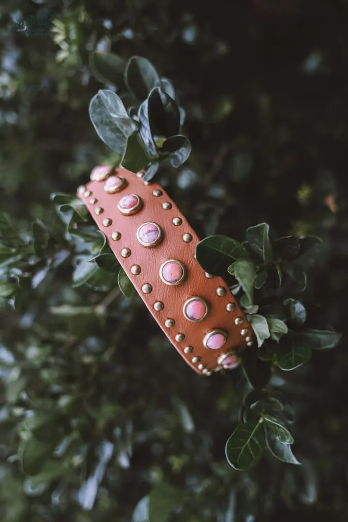 1.5" LETO Gemstone Buckle Collar