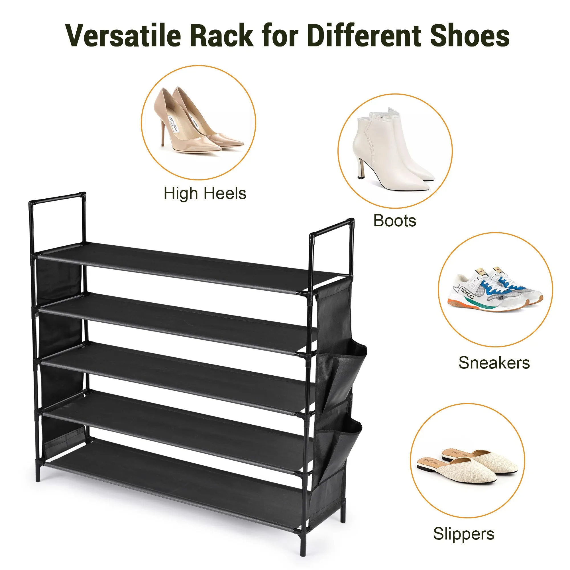 5 Tiers Shoe Rack