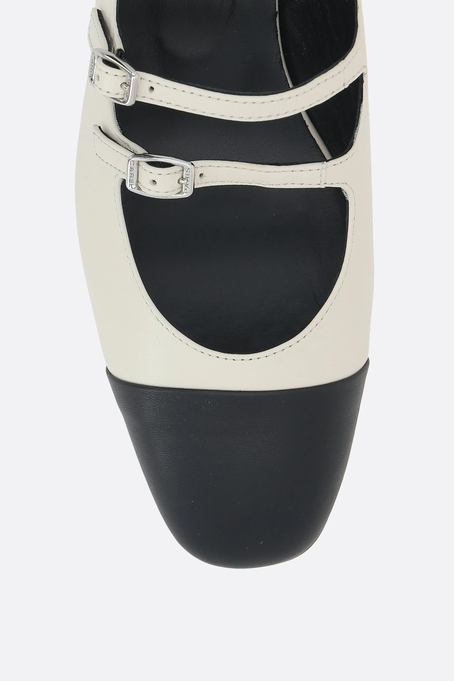 Abricot Bicolor Nappa Slingback Pumps