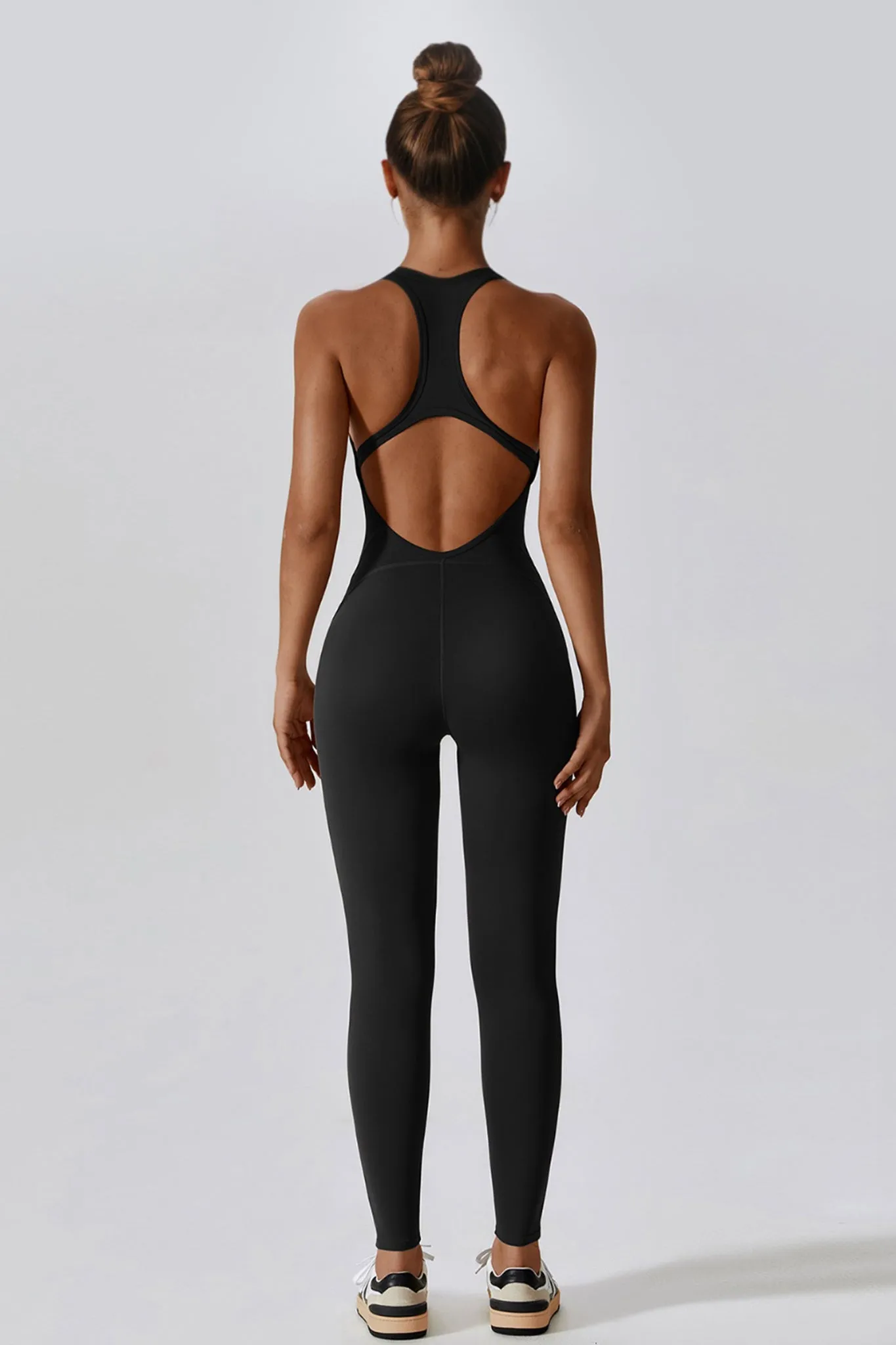Aero Racerback Jumpsuit - Black