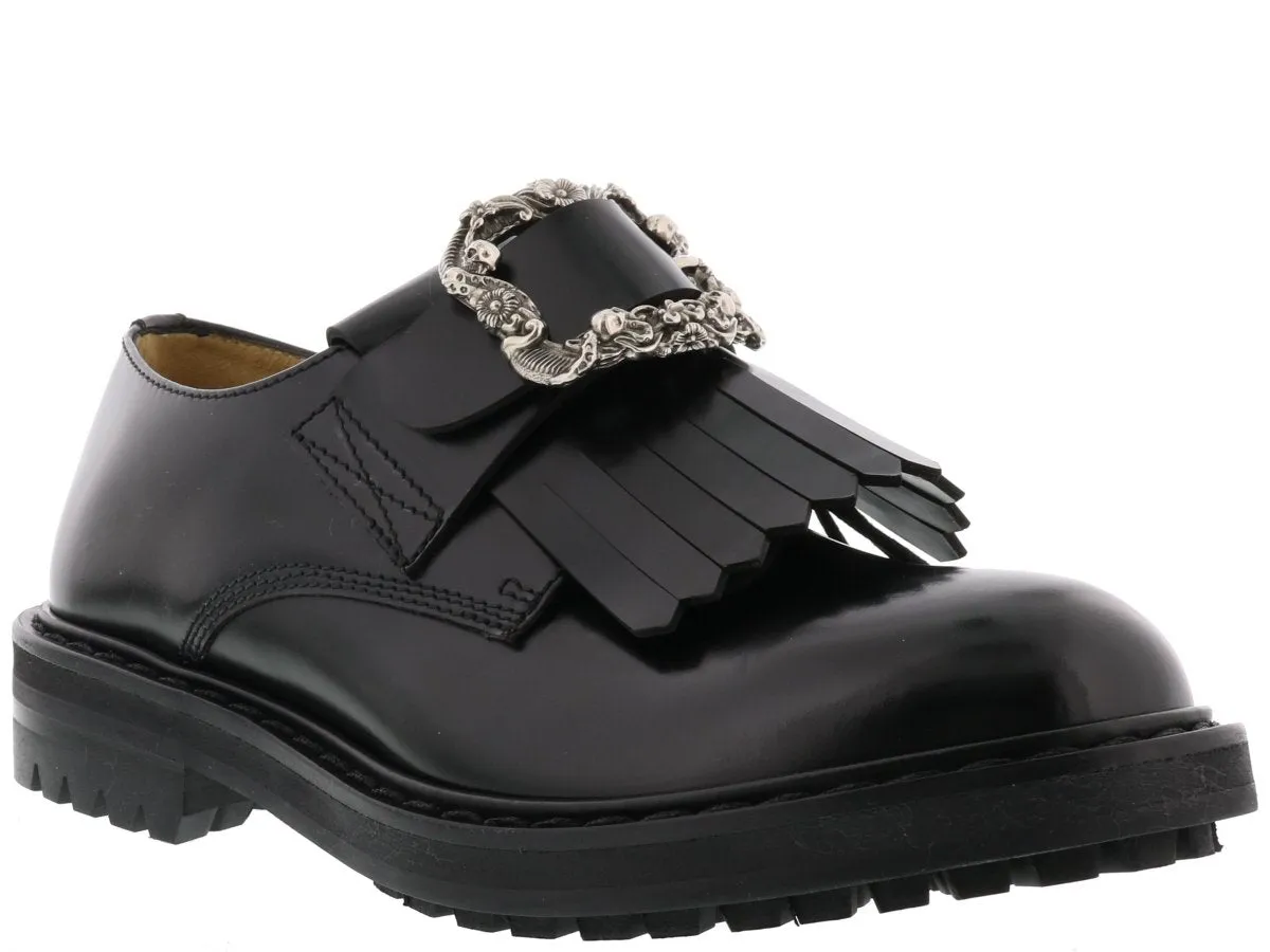 Alexander McQueen Punk Buckle Loafers