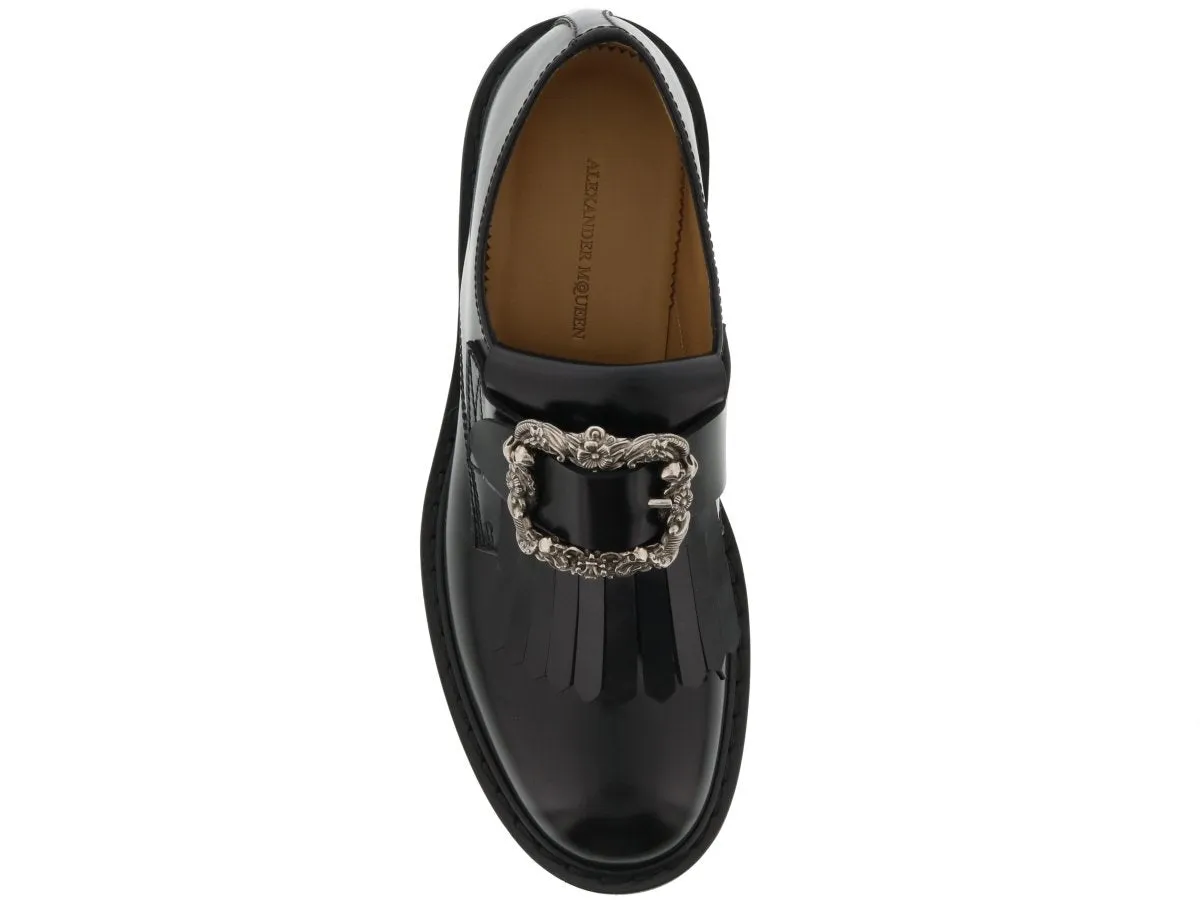 Alexander McQueen Punk Buckle Loafers