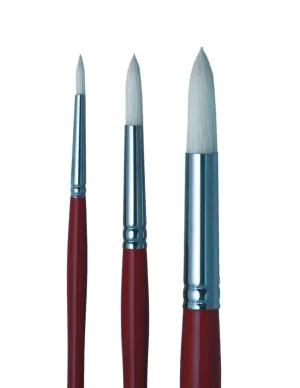 Art Spectrum 1000 Hog Bristle Round Brushes