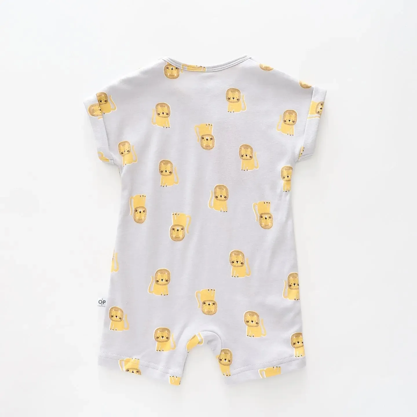 Baby Boys Lion Short Romper