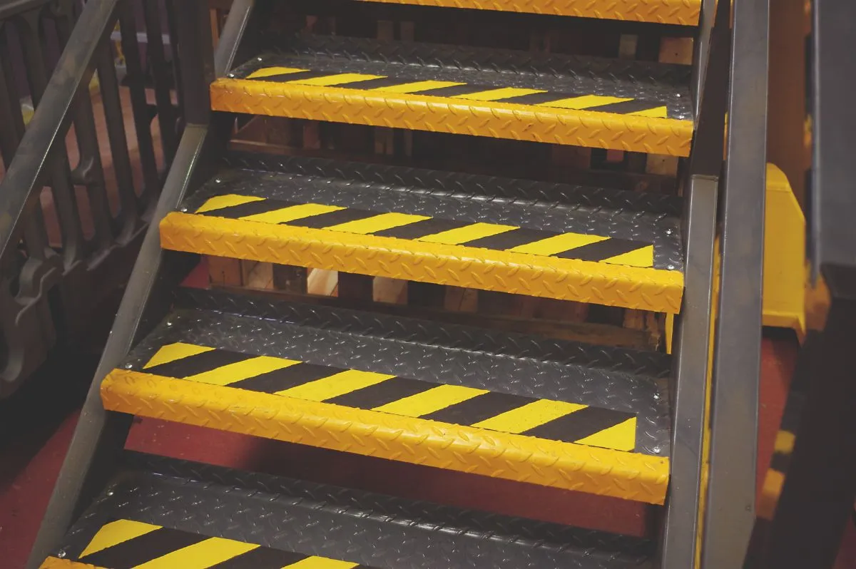 Conformable Anti-Slip Hazard Tape - 25mm to 150mm Wide