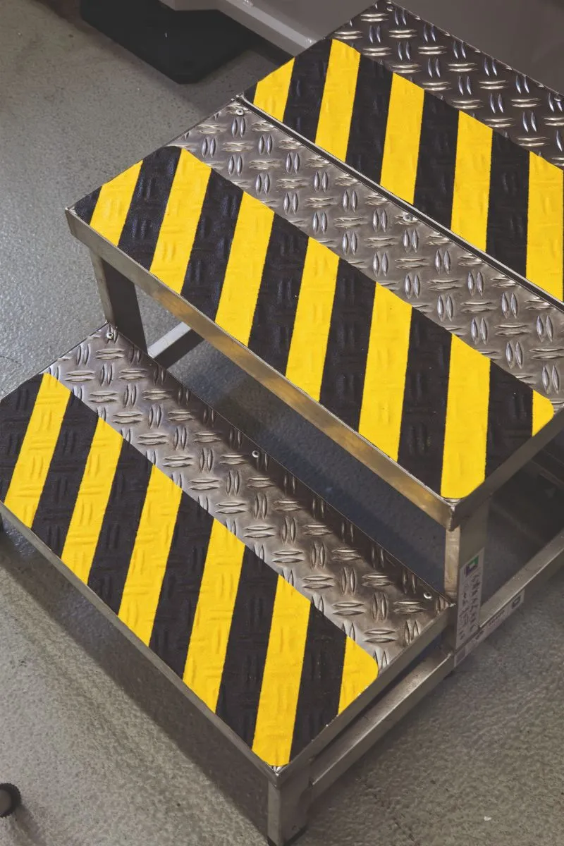 Conformable Anti-Slip Hazard Tape - 25mm to 150mm Wide
