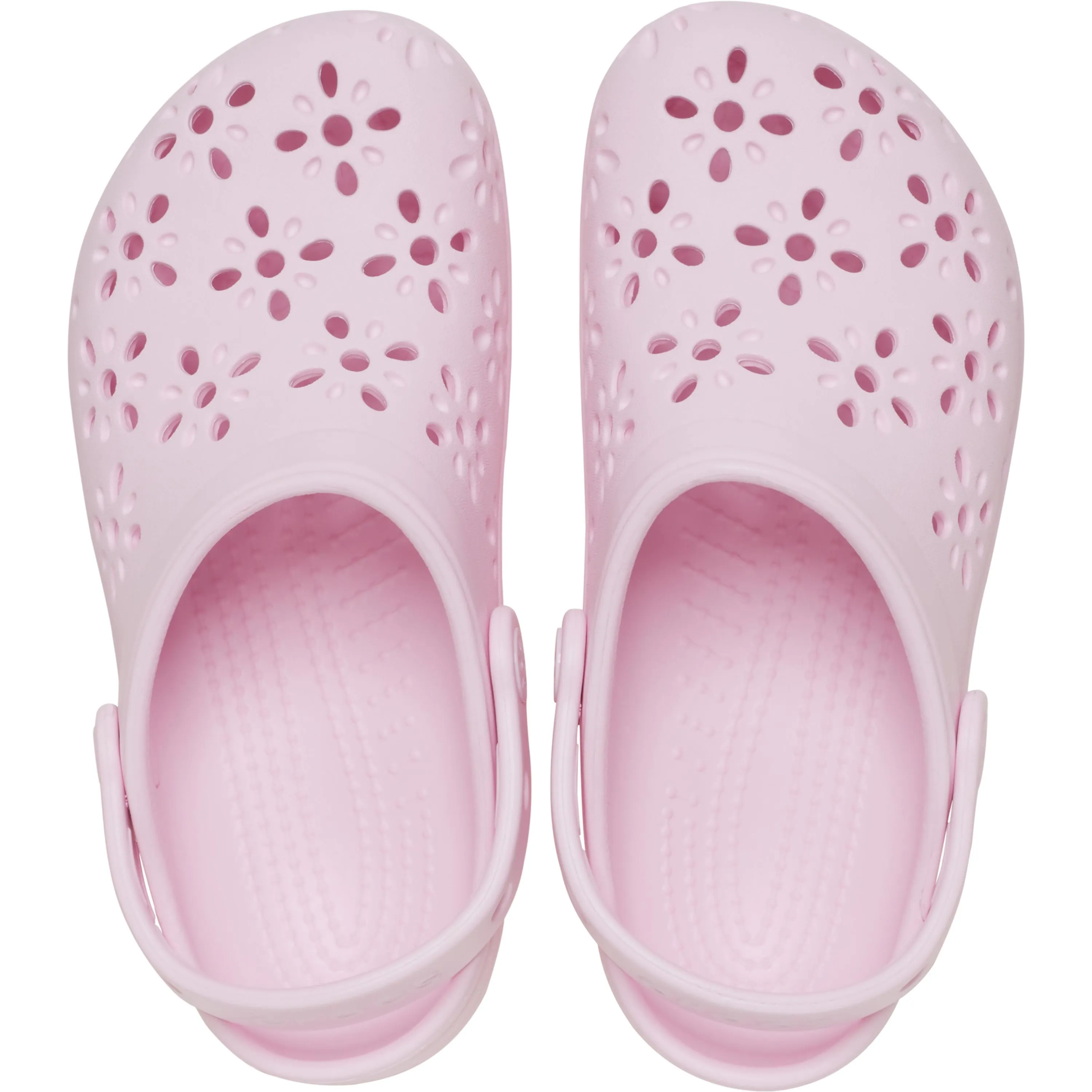 Crocs Classic Cut Out Floral Clog Kids (Pink Milk)