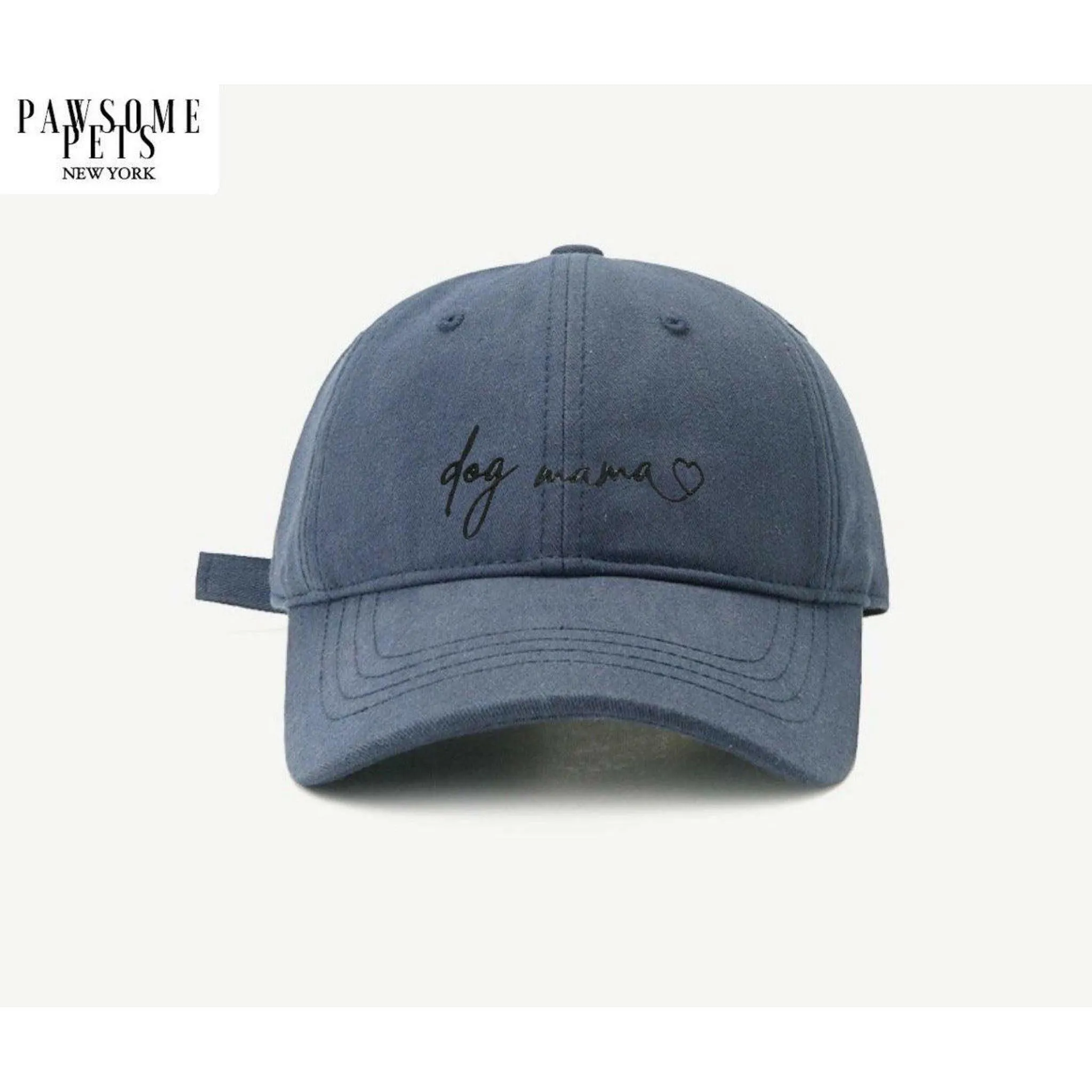 Dog Mom Hat - Navy Blue