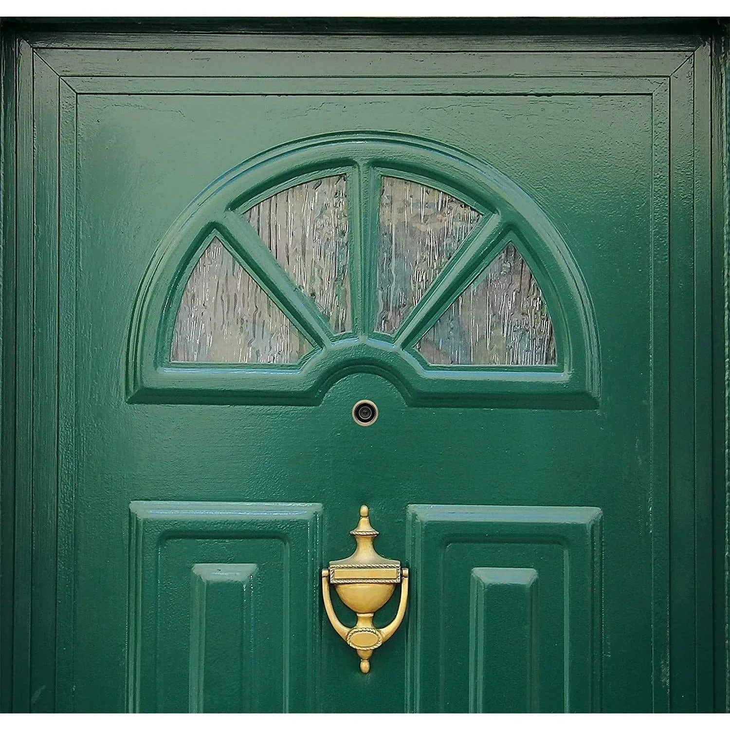 Door Viewer 200 Degree Glass Lens - 14mm Dia. - 35-55mm Doors - Polished Brass