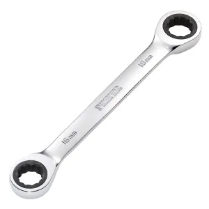 Draper Hi-Torq® Metric Double Ratchet Ring Spanner, 16 X 18mm - 8231BSMM