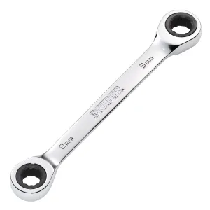 Draper Hi-Torq® Metric Double Ratchet Ring Spanner, 8 X 9mm - 8231BSMM