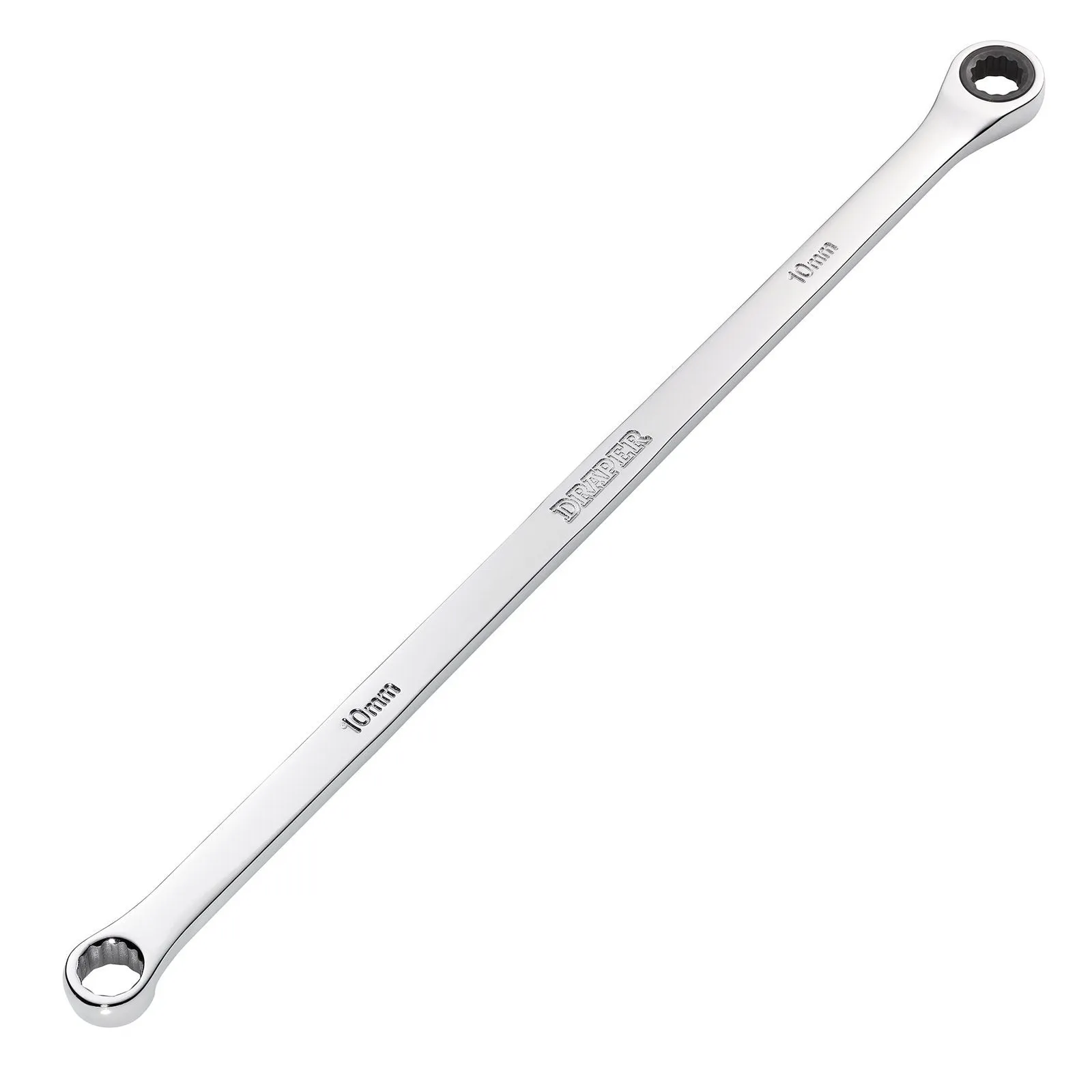 Draper Hi-Torq® Metric Extra-Long Double Ring Ratchet Spanner, 10mm - 8231BSXLMM