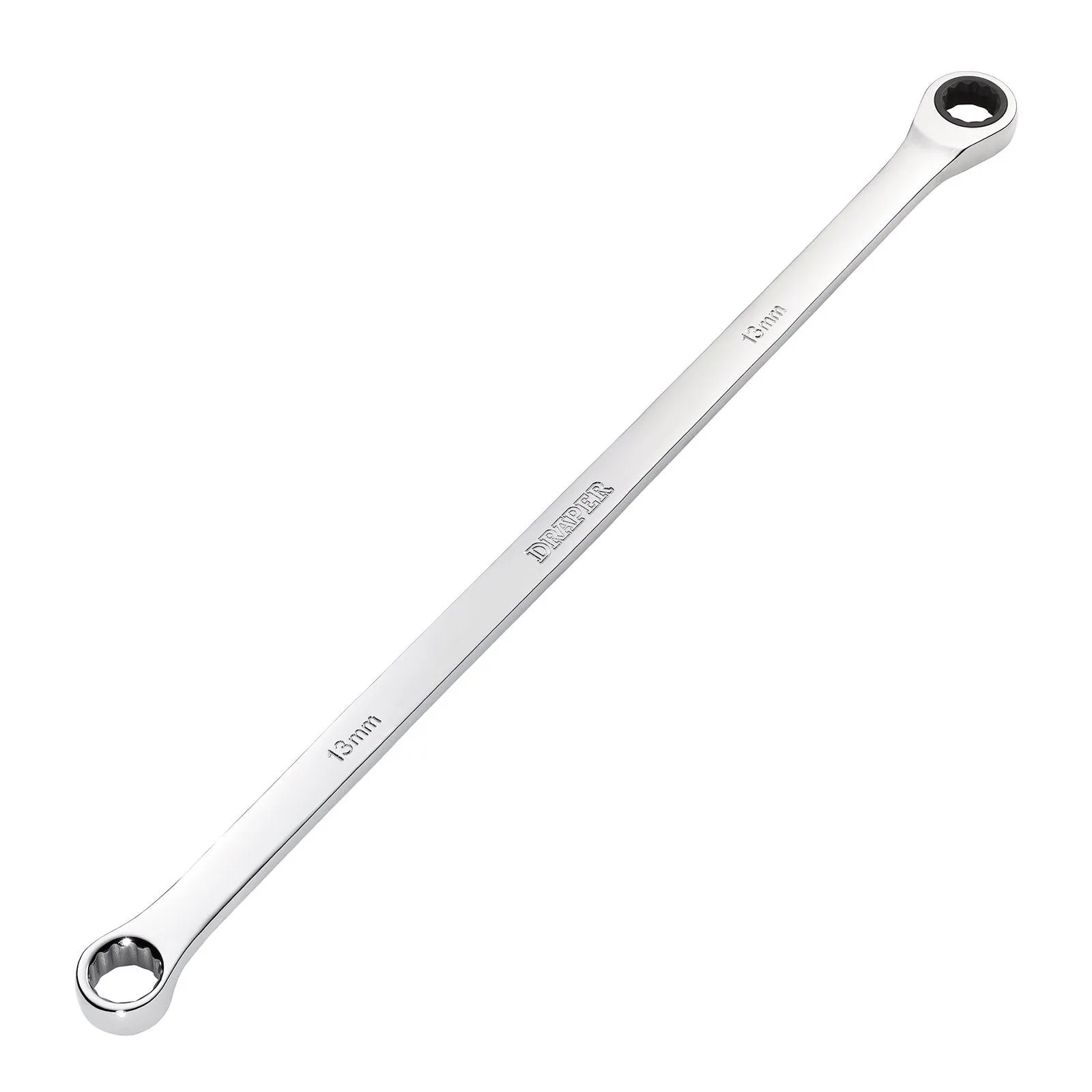 Draper Hi-Torq® Metric Extra-Long Double Ring Ratchet Spanner, 13mm - 8231BSXLMM