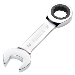 Draper Hi-Torq® Metric Stubby Ratchet Combination Spanner, 18mm - 8230MMS