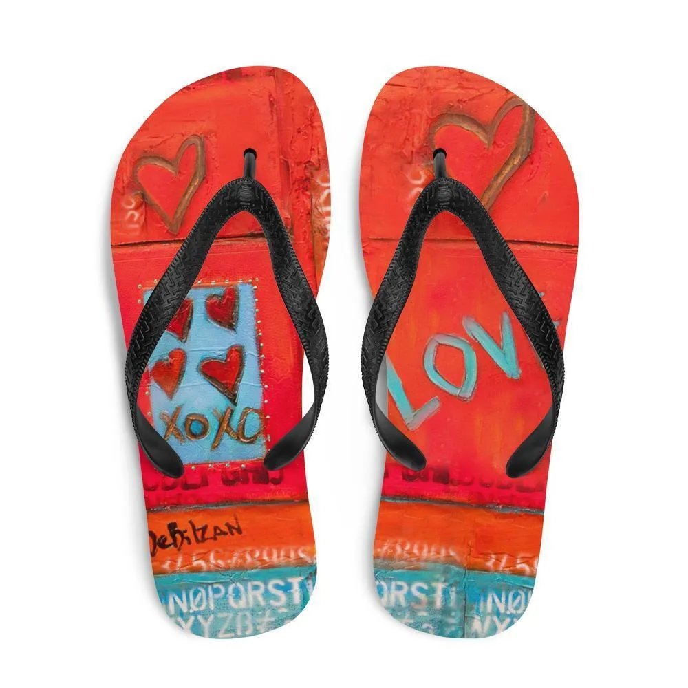 Falling for You Flip Flops