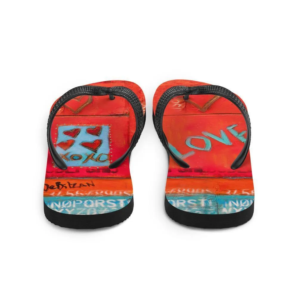 Falling for You Flip Flops