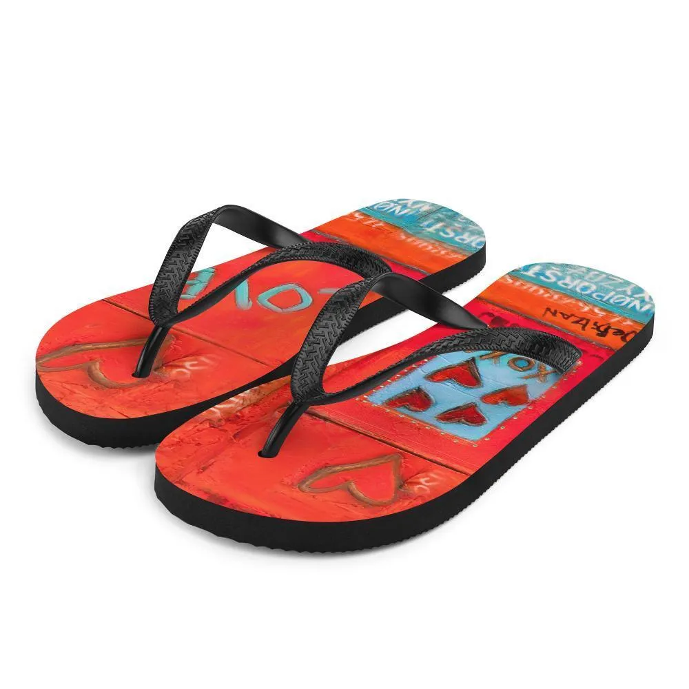 Falling for You Flip Flops