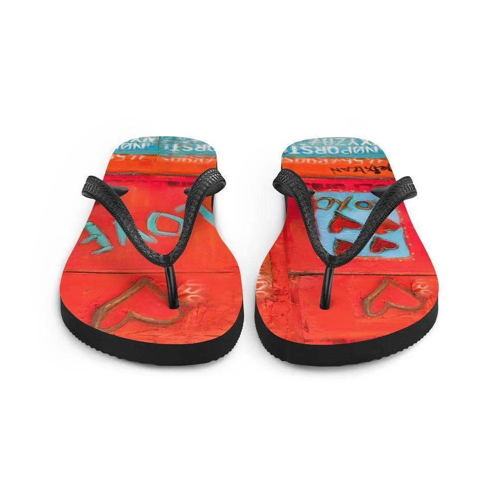 Falling for You Flip Flops