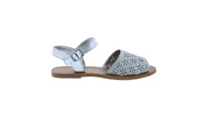 Girls Glitter Abarca Sandal with Buckle Closure