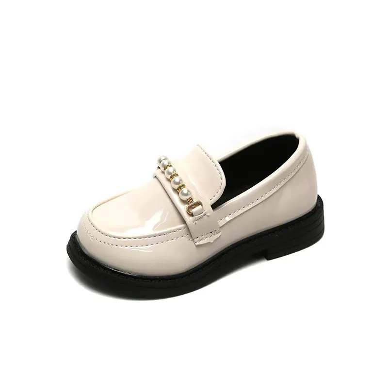 Girls Leather Shoes for School Party and Wedding