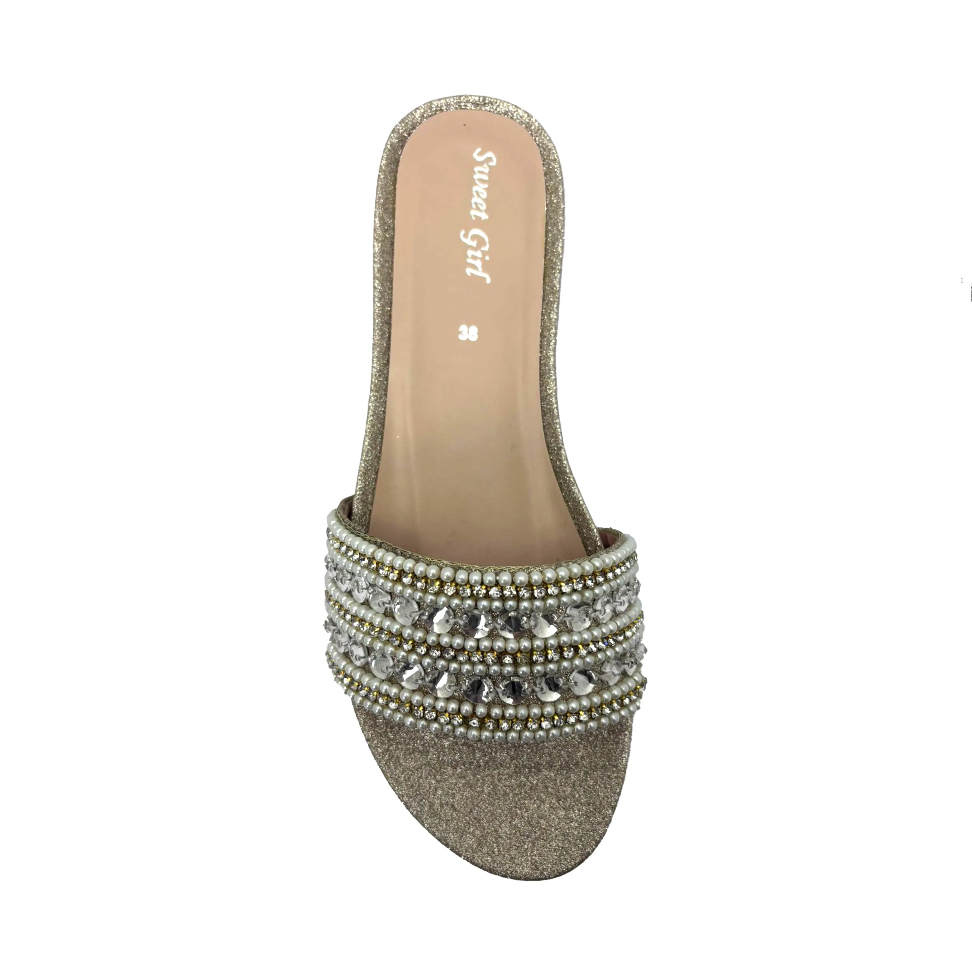 Golden Fancy Slipper
