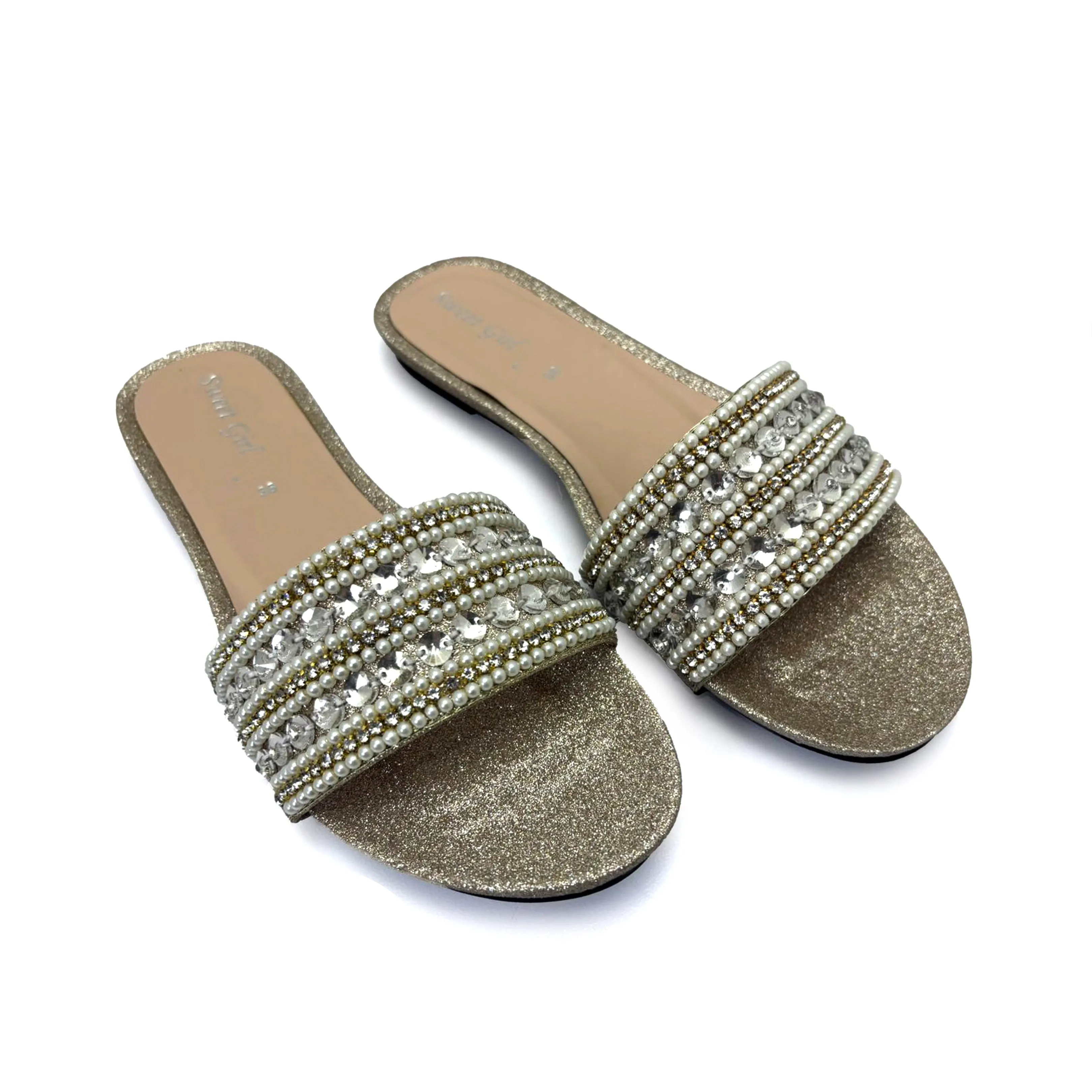 Golden Fancy Slipper