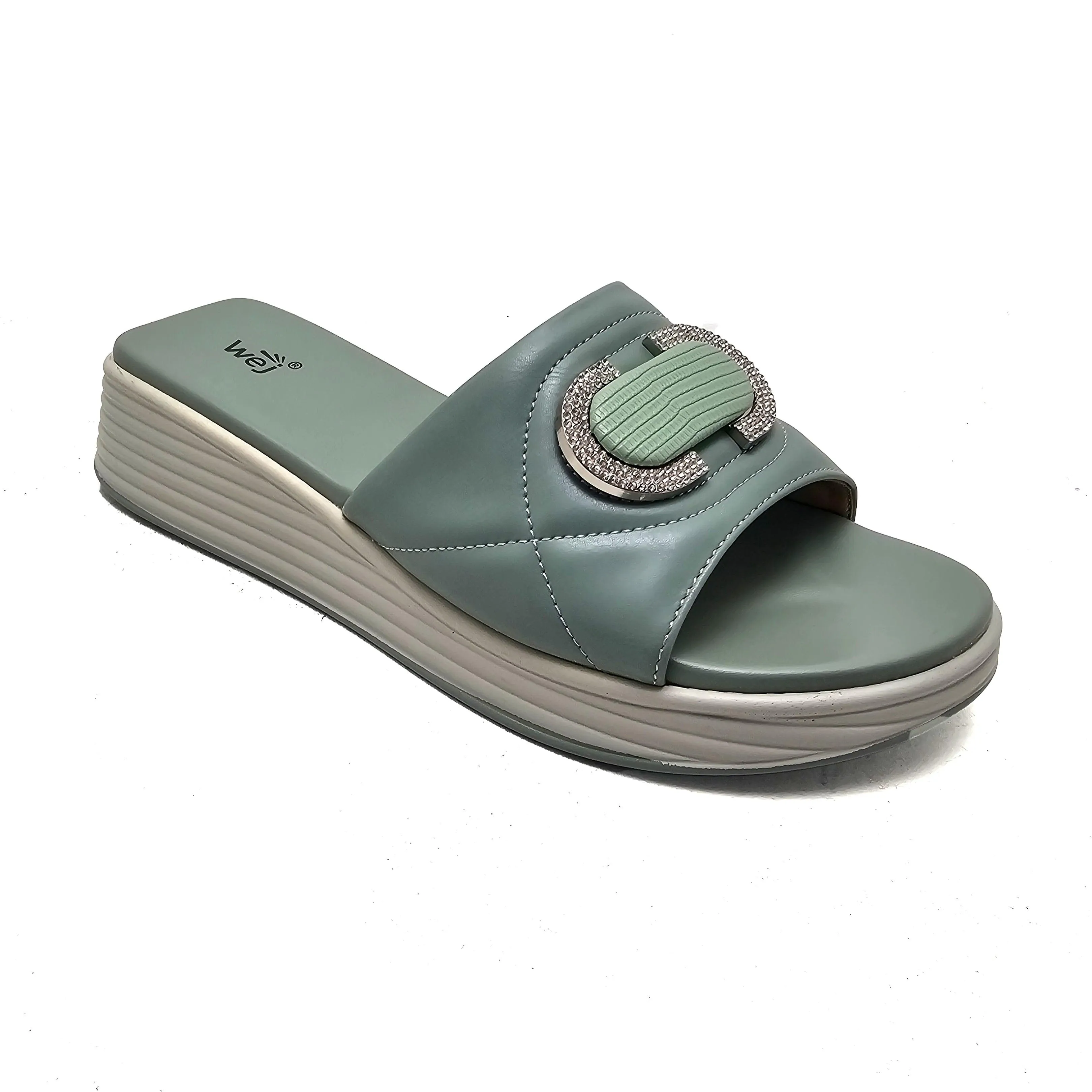 Green Pu Slipper