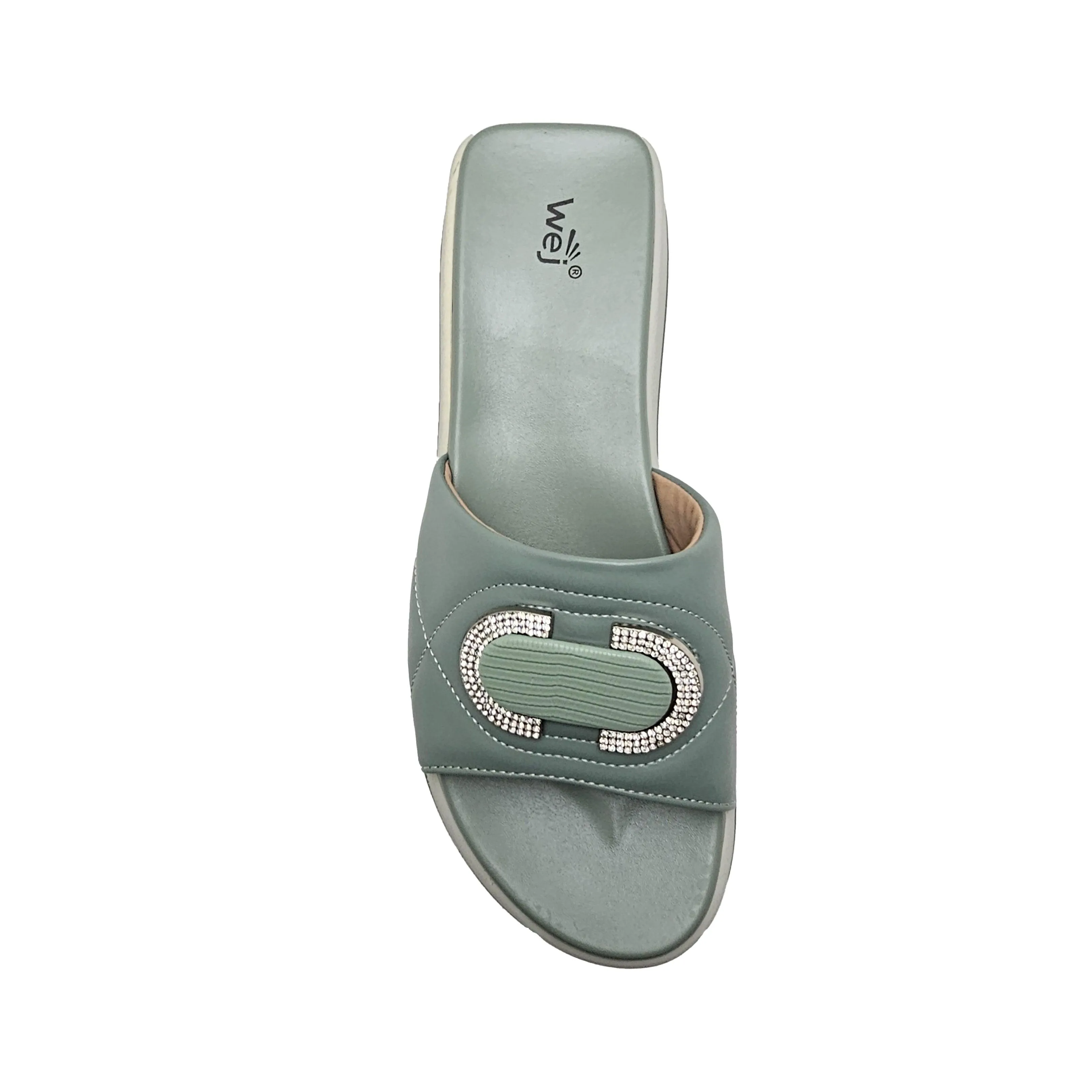 Green Pu Slipper