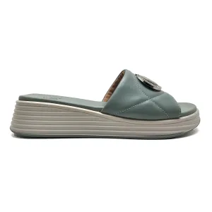 Green Pu Slipper