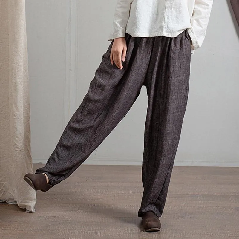 Grey Pleated Palazzo Pants  | Zen