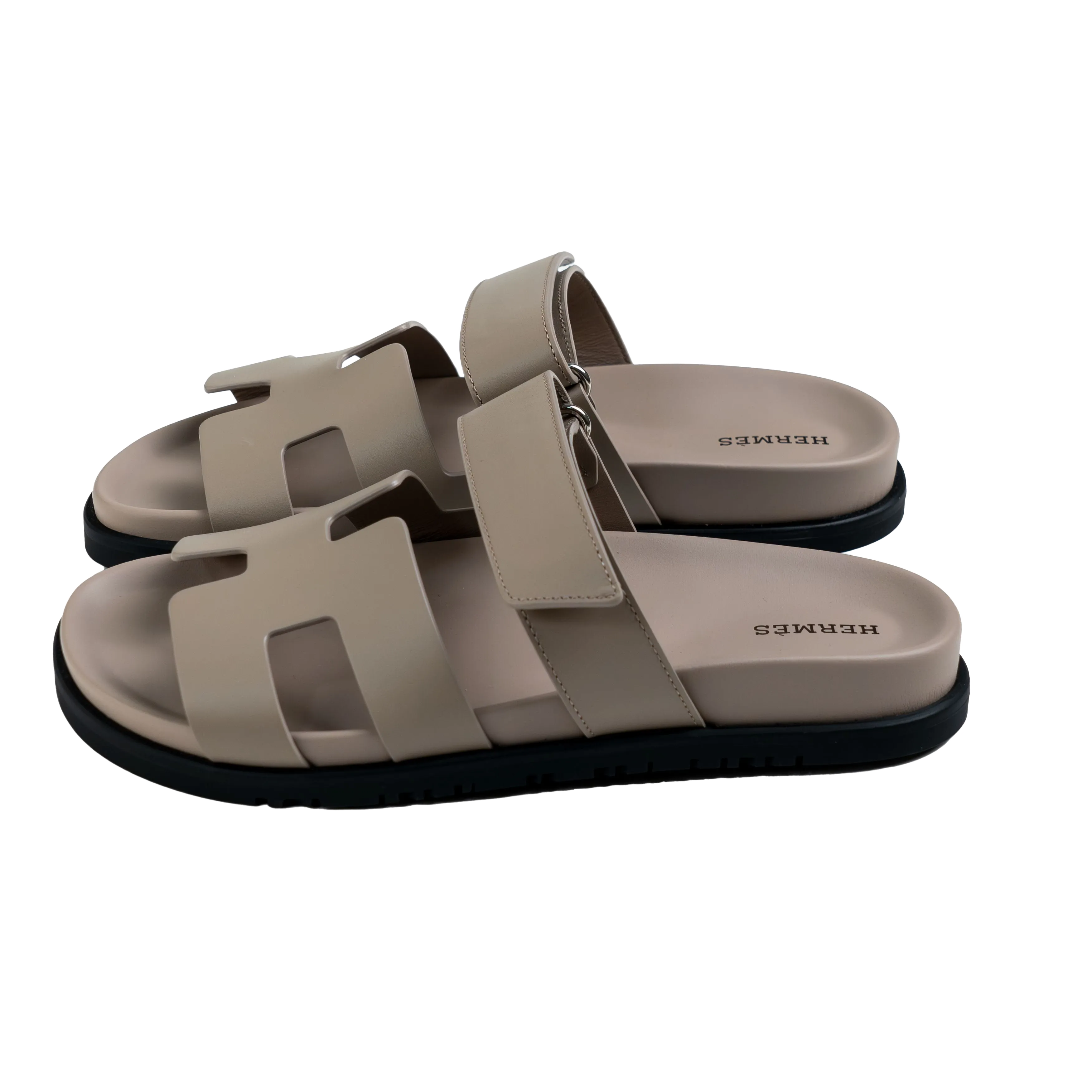 Hermes Chypre Sandals "Nude Leather"