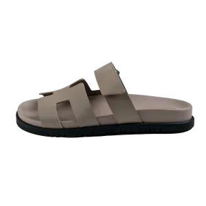 Hermes Chypre Sandals "Nude Leather"