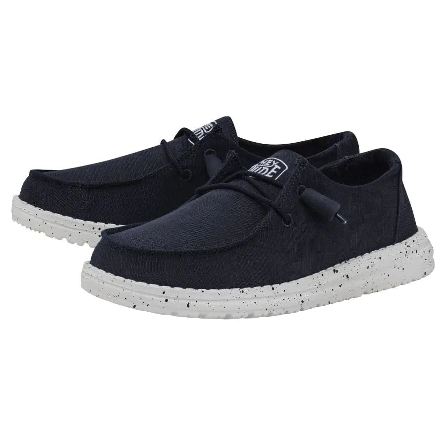Hey Dude - Wally Youth Slub Canvas Navy