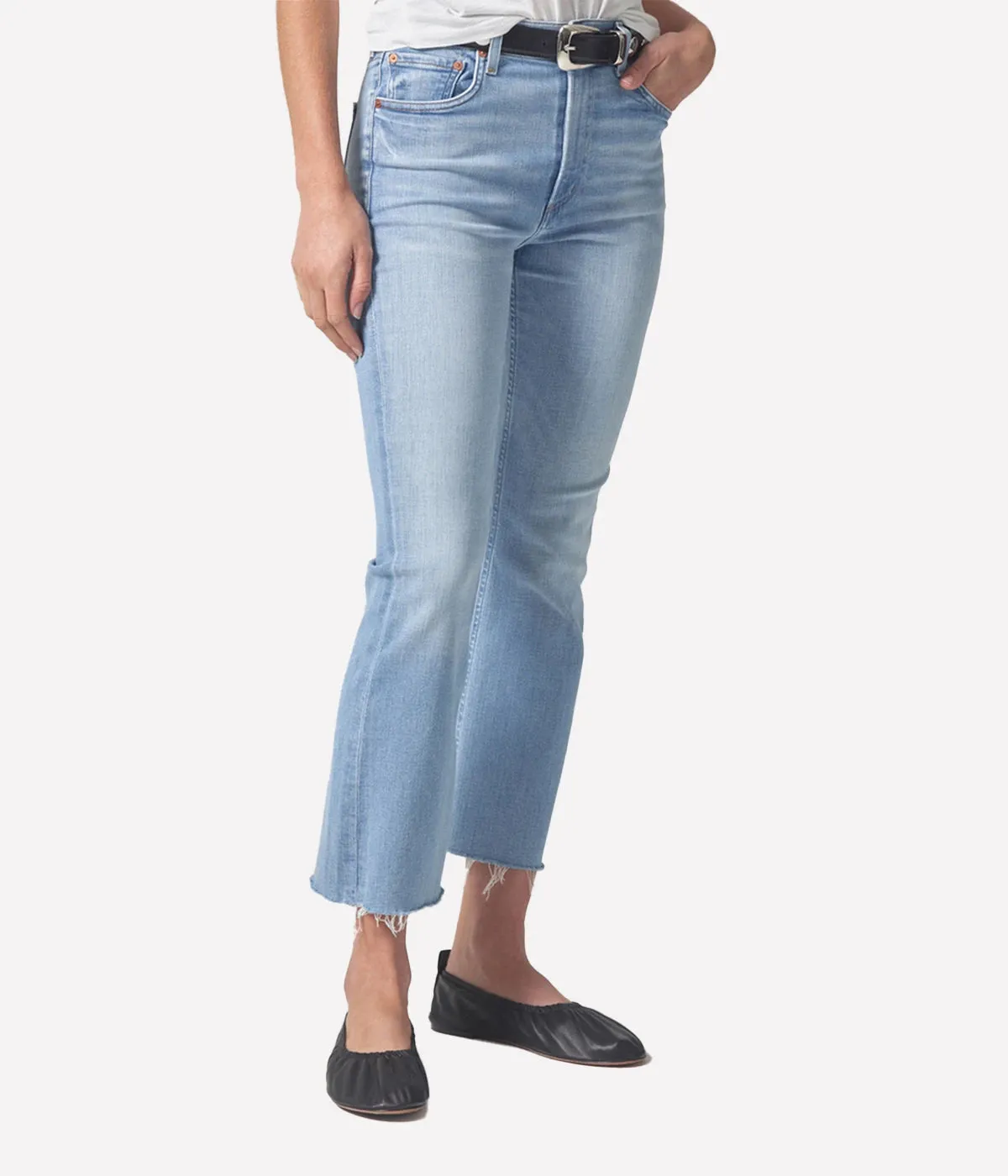 Isola Cropped Jean in Marquee