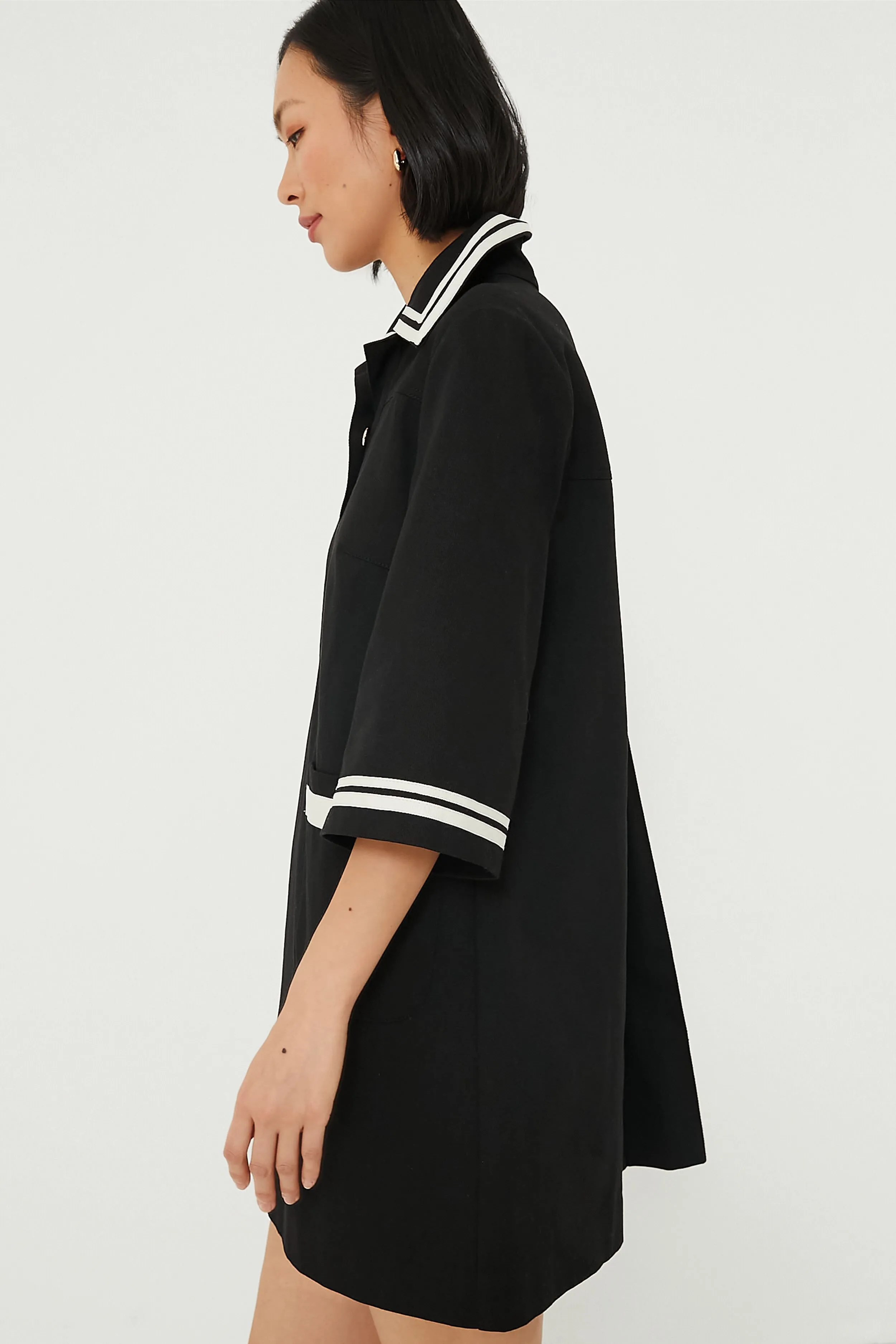 Jet Black Hart Shirt Dress