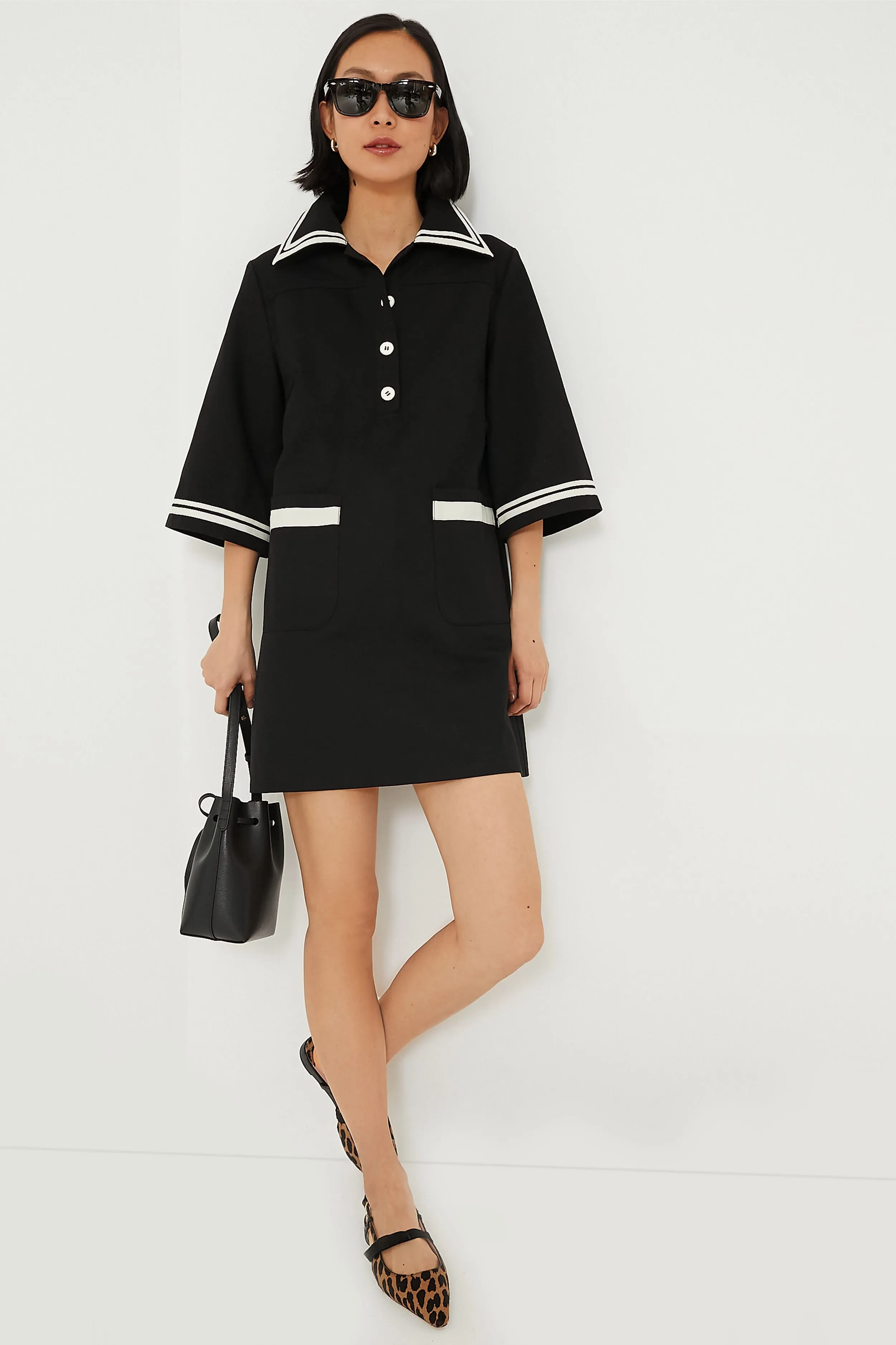 Jet Black Hart Shirt Dress