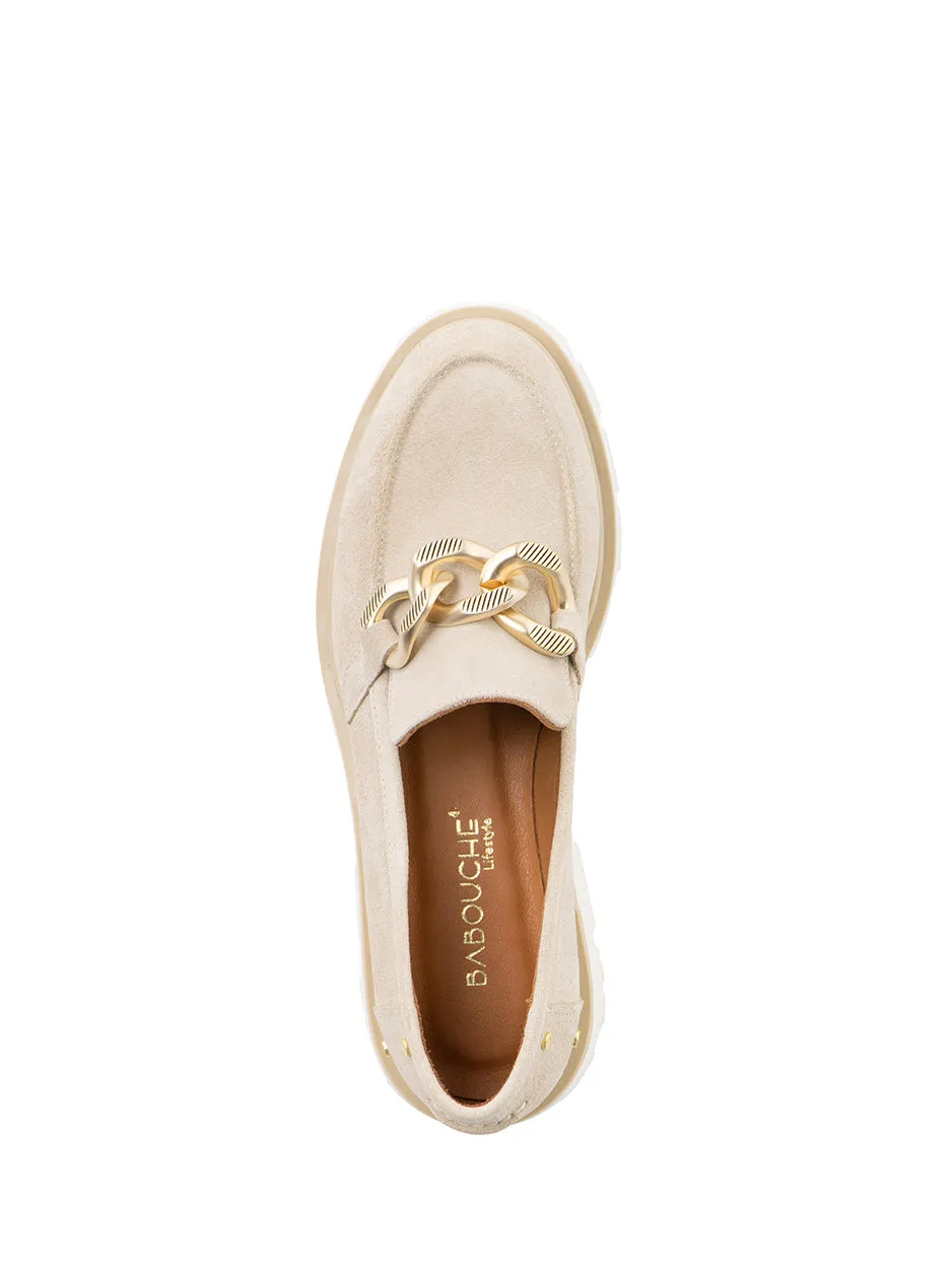 Jill | Chunky Loafer Beige