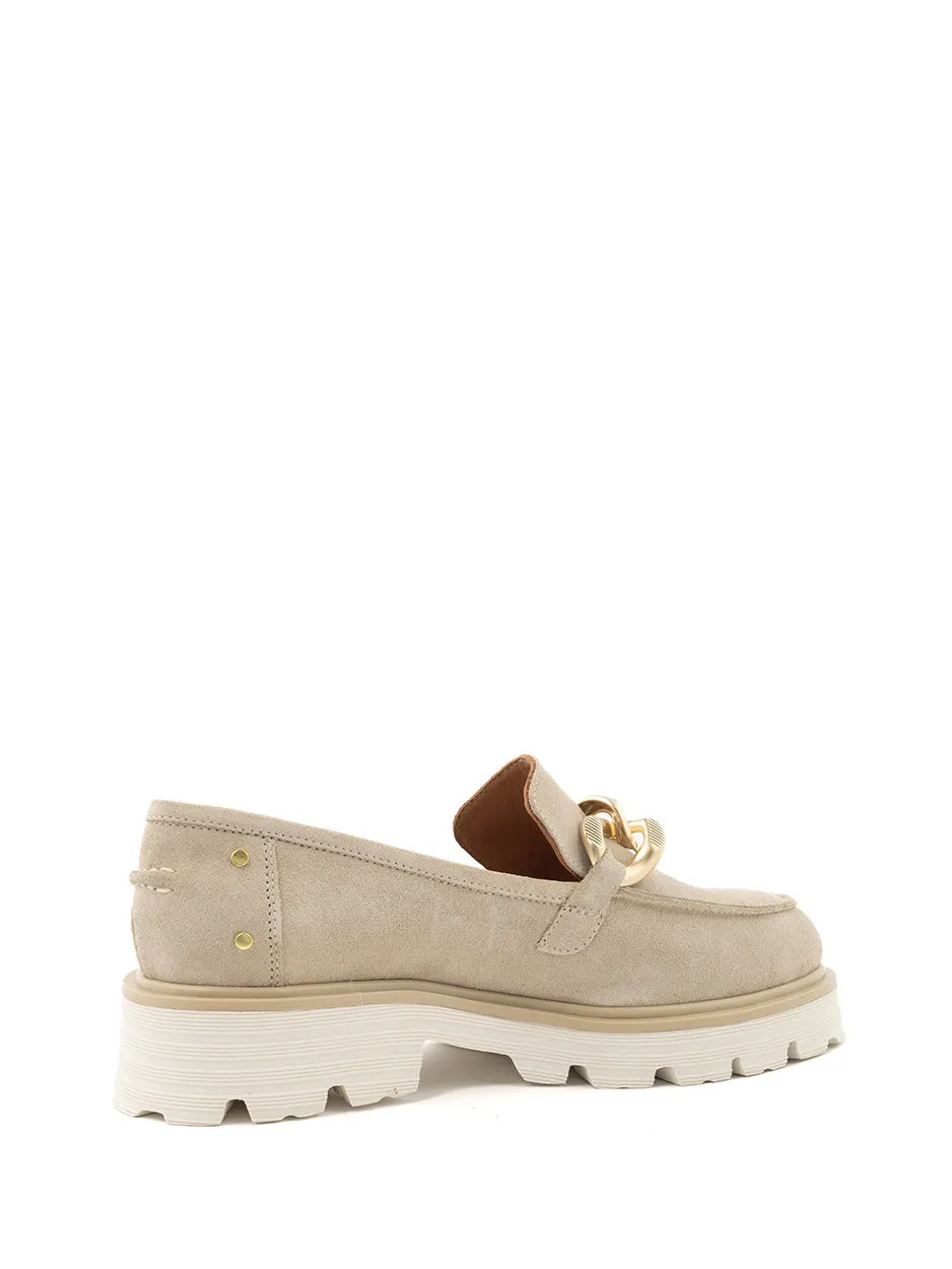 Jill | Chunky Loafer Beige