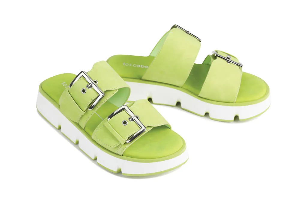 MADY PLATFORM SLIDE SANDALS
