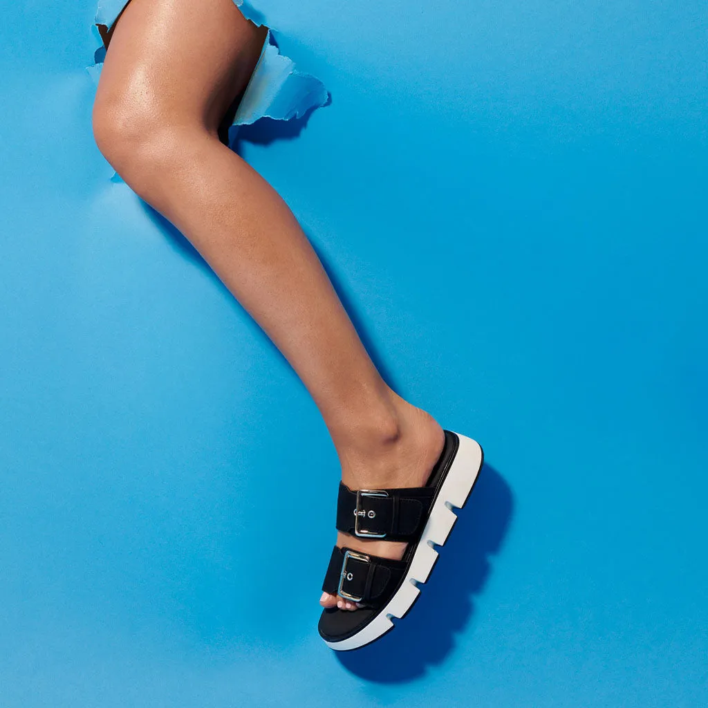 MADY PLATFORM SLIDE SANDALS