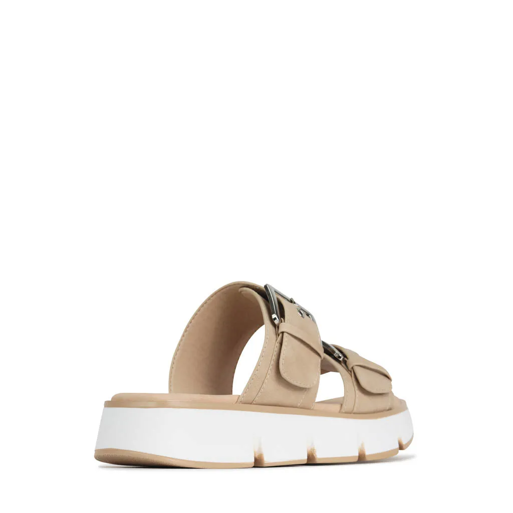 MADY PLATFORM SLIDE SANDALS