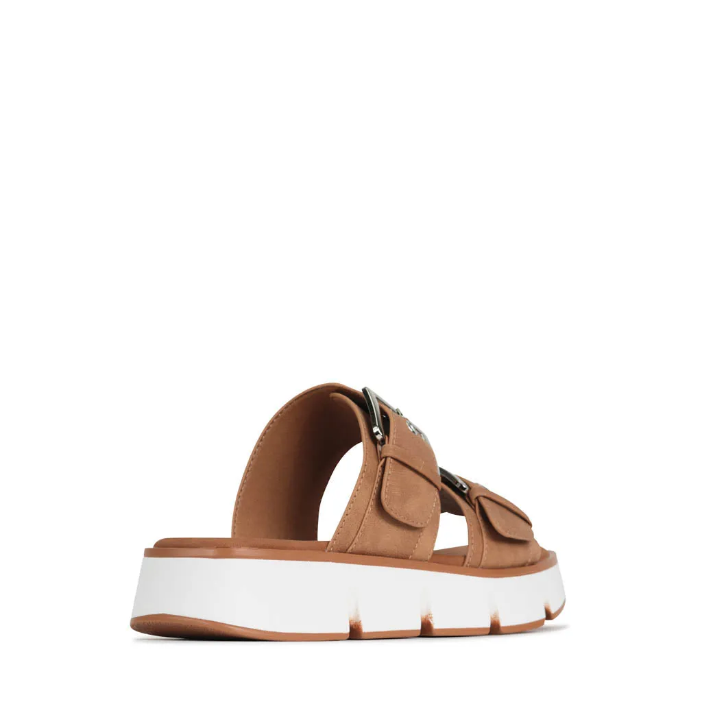 MADY PLATFORM SLIDE SANDALS