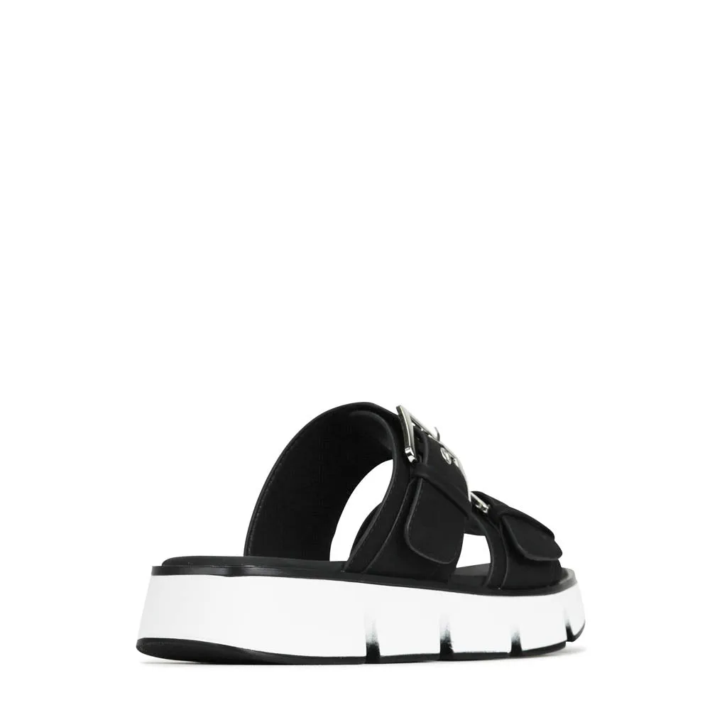 MADY PLATFORM SLIDE SANDALS