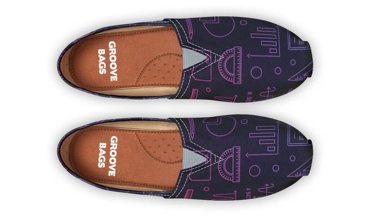Math Chart Casual Shoes