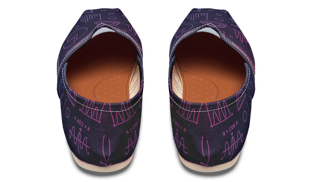 Math Chart Casual Shoes