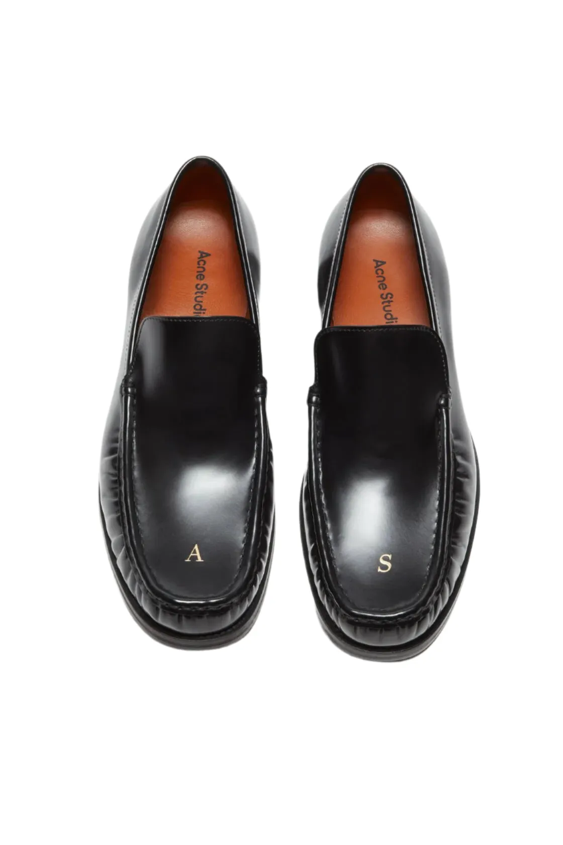Men's Leather Loafers (Black)