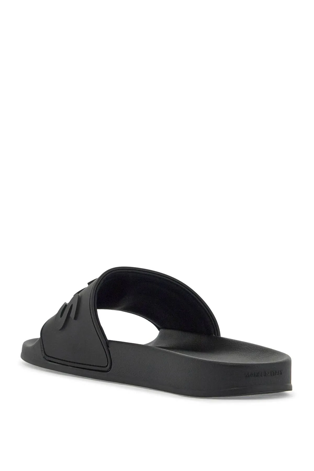 Minimalist Embossed Logo Slide Slippers