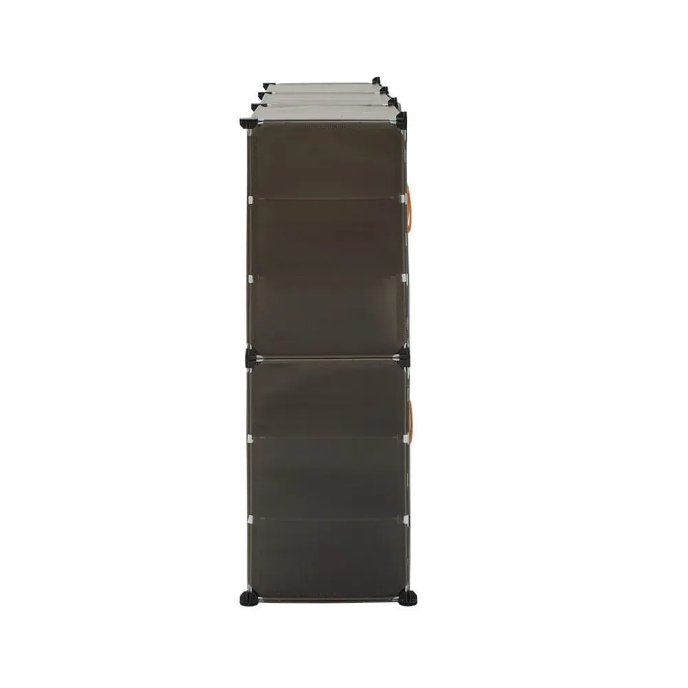 Modern Grey Shoe Storage Cabinet