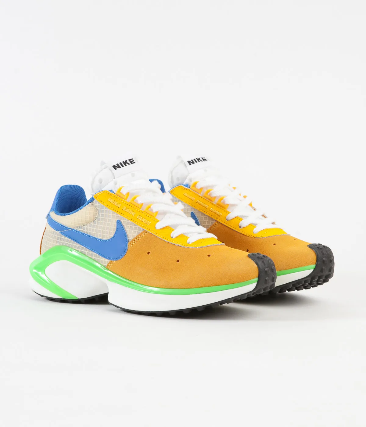 Nike D/MS/X Waffle Shoes - University Gold / Photo Blue - White Onyx